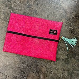 Makeup Junkie Magenta Dream Large Cosmetic Bag